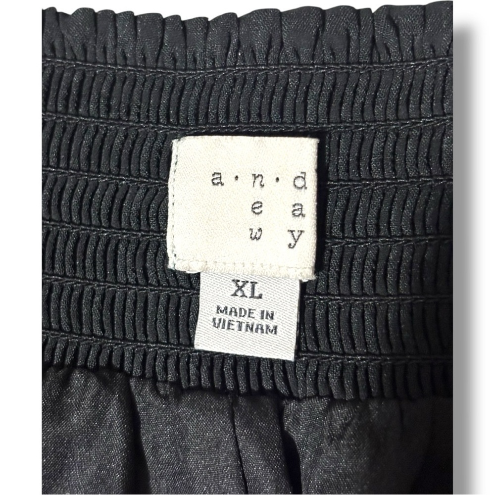A New Day NWT XL Ebony Fully Lined High Wide Waistband Fit and Flare Mini Skirt - Picture 9 of 15